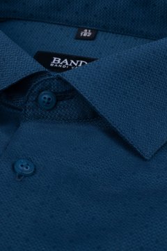 Pánská košile BANDI, model SLIM LEVANTI Petrol