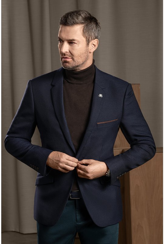 Pánské volnočasové sako BANDI, model TAILORED CAMPO Marin