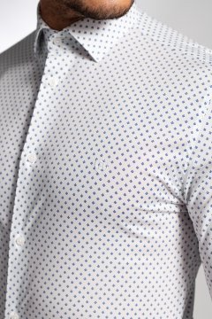 Pánská košile BANDI, model SLIM FRAGIONE Bianco