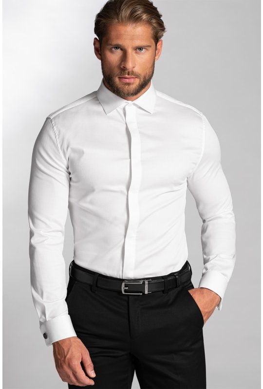 Pánská košile BANDI, model SLIM VERADUX Bianco