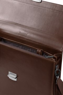Pánská kožená aktovka BANDI, model Bressano Maron