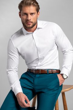Pánská košile BANDI, model SLIM GIAMPOLO Bianco