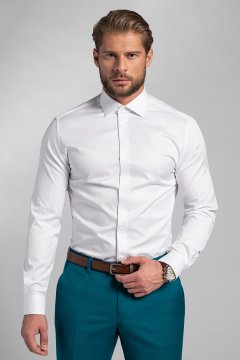 Pánská košile BANDI, model SLIM GIAMPOLO Bianco