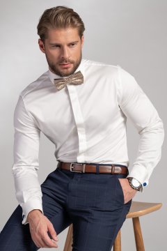 Pánská košile BANDI, model SLIM LARADUX Cremo