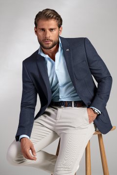 Pánské volnočasové sako BANDI, model SLIM PIEDRO Marin
