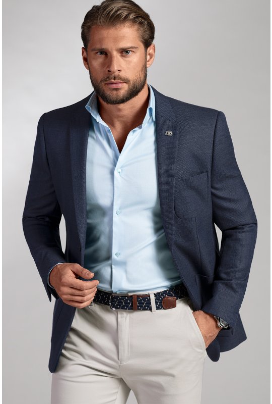 Pánské volnočasové sako BANDI, model SLIM PIEDRO Marin