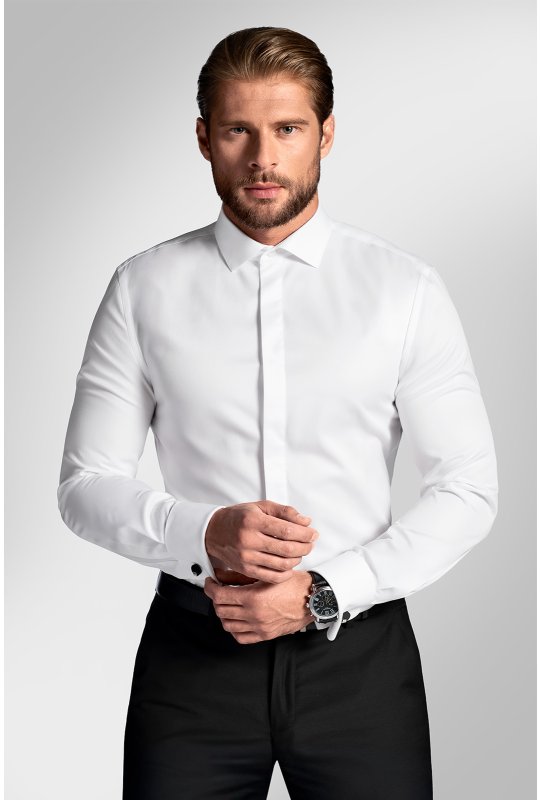 Pánská košile BANDI, model SLIM THEODUX Bianco