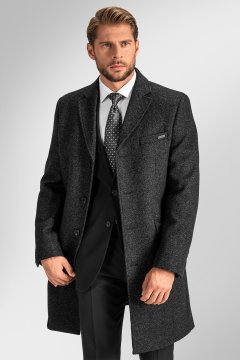 Pánský kabát BANDI, model TAILORED NAVELLO Antracit