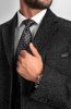 Pánský kabát BANDI, model TAILORED NAVELLO Antracit