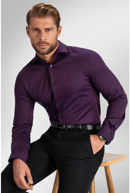 Pánská košile BANDI, model SLIM ERMINO Marsala
