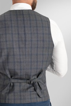 Pánská vesta BANDI,  model SLIM RESTORIO Basalto