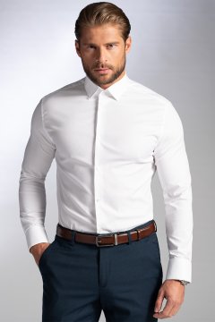 Pánská košile BANID, model FORMAL CATENA Bianco