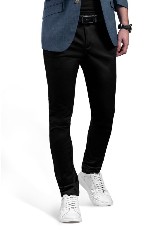 Pánské kalhoty BANDI, model STRAIGHT FIT PETRANO Nero