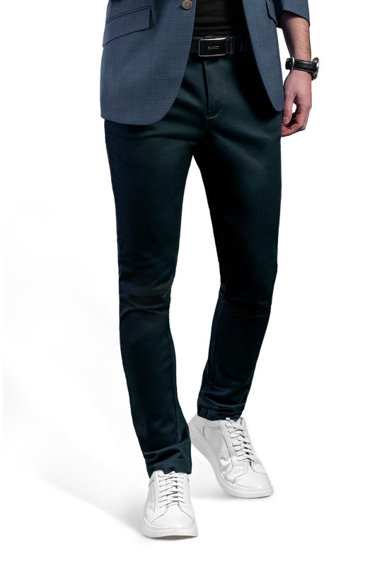Pánské kalhoty BANDI, model STRAIGHT FIT PETRANO Petrol