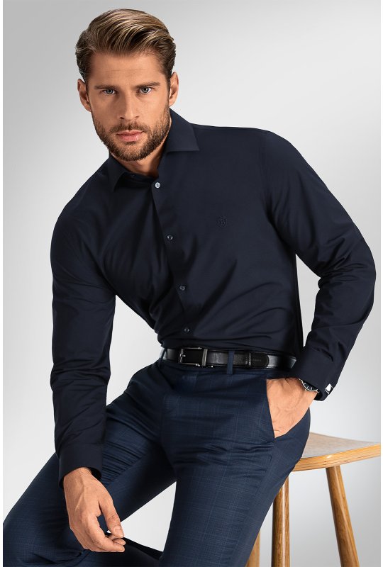 Pánská košile BANDI, model SLIM TERAZZO Marin