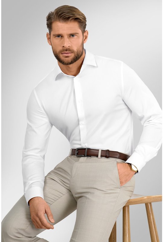Pánská košile BANDI, model FORMAL NATHANO Bianco