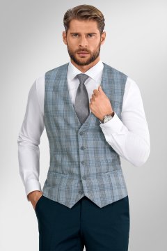 Pánská vesta BANDI, model SLIM LORIME Grigio