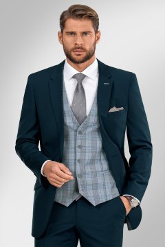 Pánská vesta BANDI, model SLIM LORIME Grigio