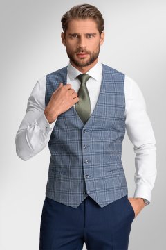 Pánská vesta BANDI, model TAILORED ESTEMIO Blu