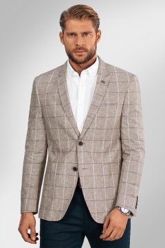 Pánské sako BANDI, model SLIM JEREMIO Sabbia