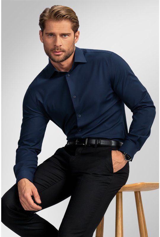 Pánská košile BANDI, model SLIM PATRONI Indaco