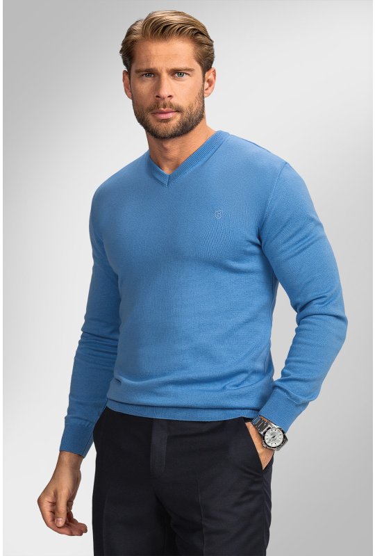 Pánský svetr BANDI, model GARVENTO Celest