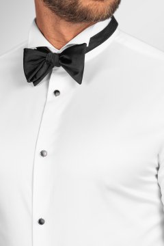 Pánská smokingová košile BANDI, model SLIM AUREDUX Bianco
