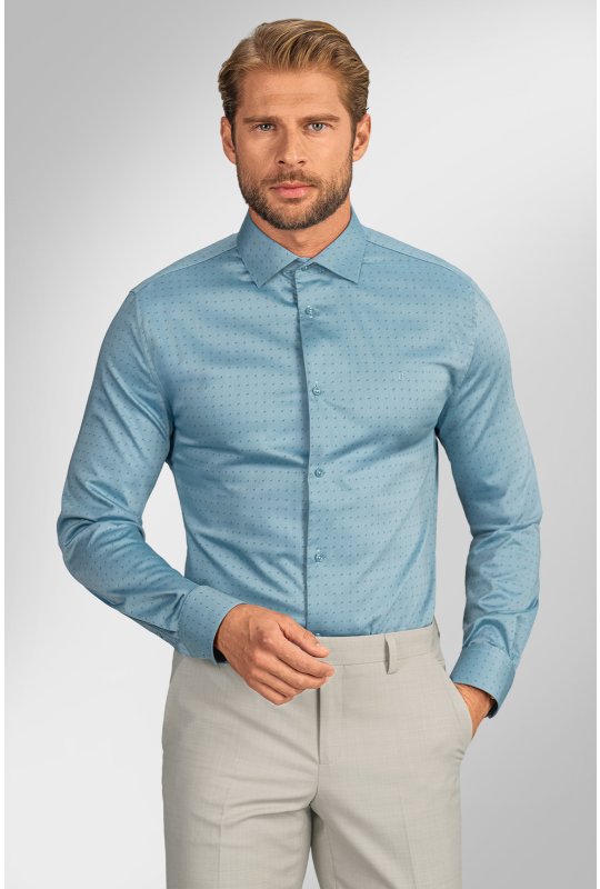 Pánská košile BANDI, model REGULAR ERMINO Ciano