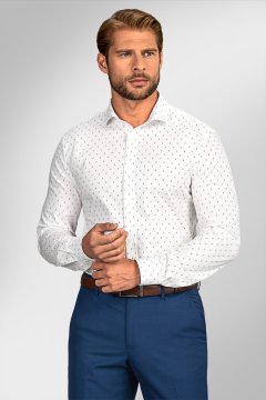 Pánská košile BANDI, model REGULAR GIUSTO Bianco
