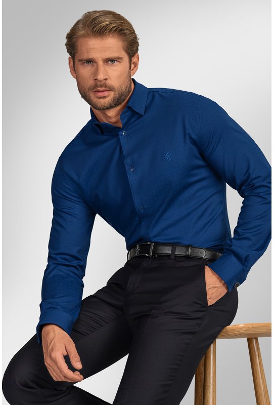 Pánská košile BANDI, model REGULAR ERMINO Indaco