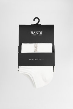 Pánské kotníkové ponožky BANDI, model CAVILIO Bianco