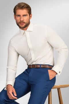 Pánská košile BANDI, model SLIM CIADUX Cremo