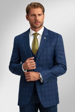 Pánský oblek BANDI RAMONE Indaco, střih SLIM FIT
