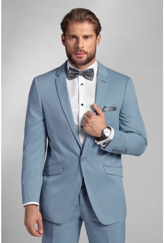 Pánský oblek BANDI ESTATIO Azzur, střih TAILORED FIT