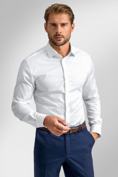 Pánská košile BANDI, model REGULAR CORDUSIO Bianco