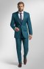 Pánský oblek BANDI MARANELI Petrol, střih SLIM FIT