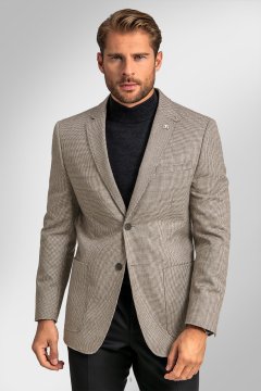 Pánské sako BANDI, model SLIM DARICETO Sabbia