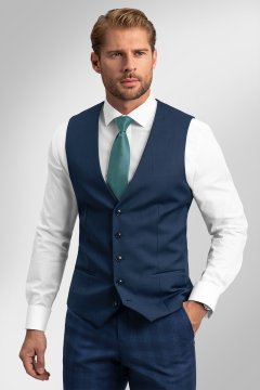 Pánská vesta BANDI, model SLIM SOFIEN Marin