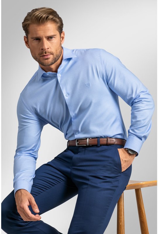 Pánská košile BANDI, model SLIM MERILO Azzur