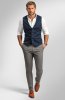 Pánská vesta BANDI, model TAILORED OSTICO Marin