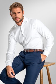 Pánská košile BANDI, model SLIM DIANTO Bianco