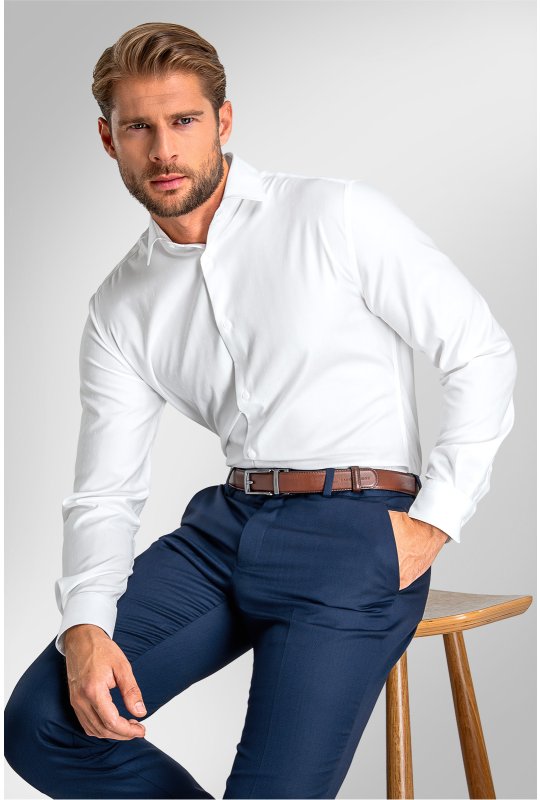 Pánská košile BANDI, model SLIM DIANTO Bianco