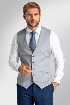 Pánská vesta BANDI, model SLIM ACARO Grigio