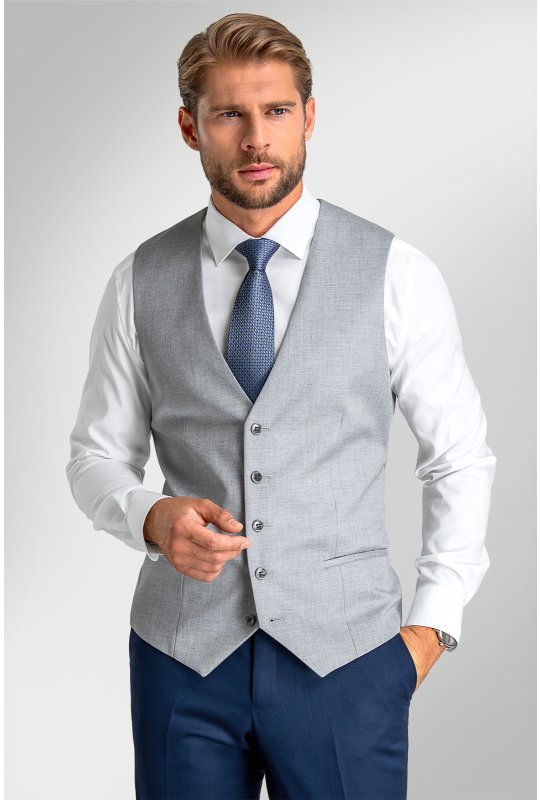Pánská vesta BANDI, model SLIM ACARO Grigio