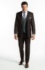 Pánský oblek BANDI TOFFIERO Maron, střih TAILORED FIT