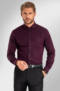Pánská košile BANDI, model SLIM TRISTEO Sangre
