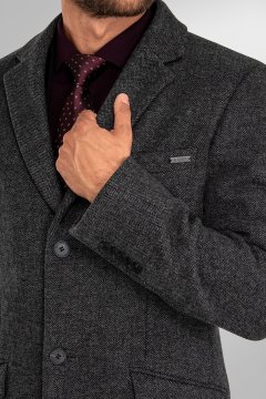 Pánský kabát BANDI, model SLIM LUCILLO Basalto