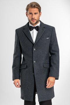 Pánský kabát BANDI, model TAILORED MAZZARELI Grafit