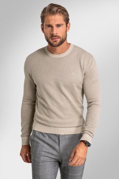 Pánský svetr BANDI, model EDGARO Biscotto