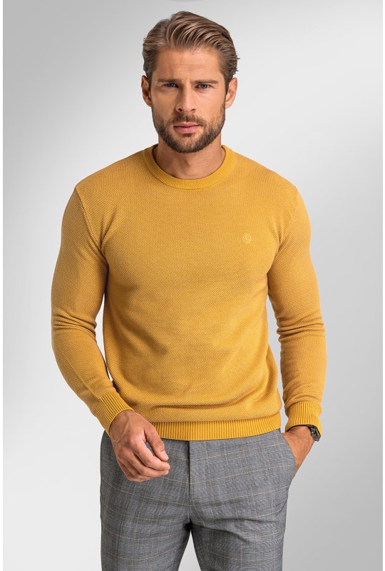 Pánský svetr BANDI, model EDGARO Ochre